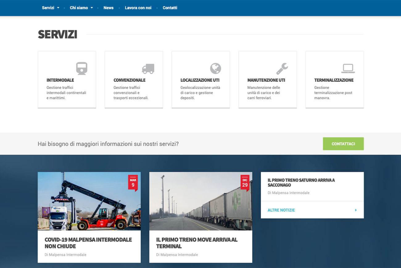 malpensa intermodale 2 sito web home