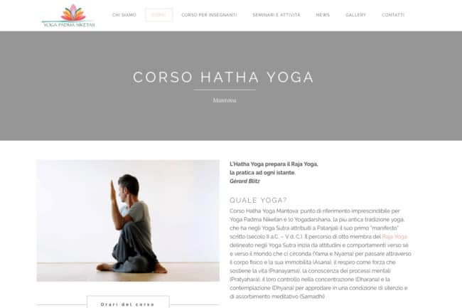 consulenza web e seo Yoga