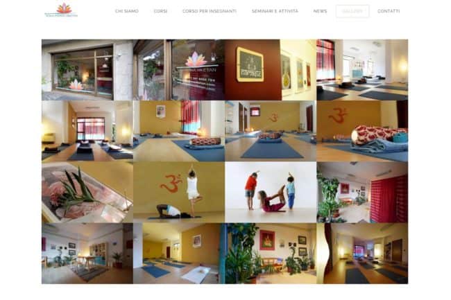 gallery fotografica sito Yoga